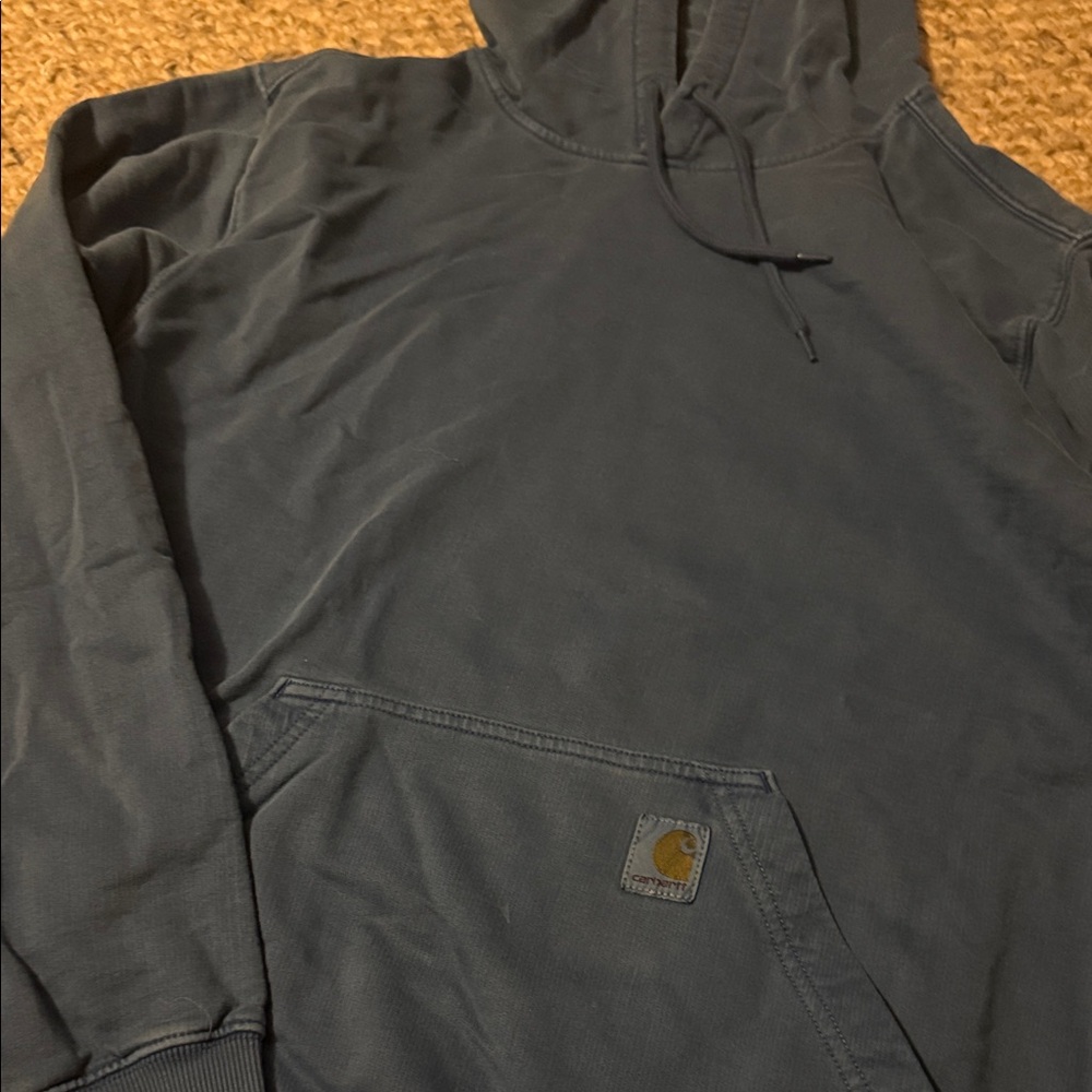 NWOT Carhartt Deep Blue Hoodie - Picture 4 of 4